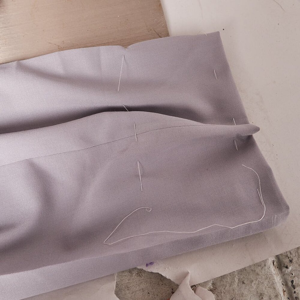 1980s Gray Deadstock Paolo Vista Pleated Slacks Pants